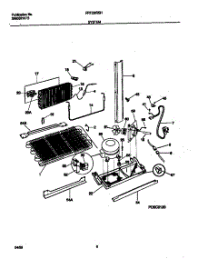 05 - System parts for Frigidaire Refrigerator FRT22IRSHB0 from AppliancePartsPros.com