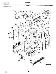 03 - Cabinet parts for Frigidaire Refrigerator FRT22RGHB0 from AppliancePartsPros.com