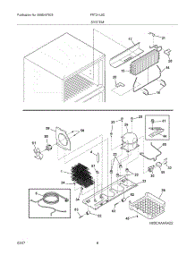 09 - System parts for Frigidaire Refrigerator FRT21IL5DWF from AppliancePartsPros.com