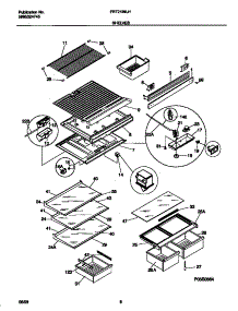 04 - Shelves parts for Frigidaire Refrigerator FRT21INLHB0 from AppliancePartsPros.com