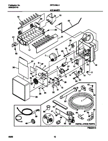 06 - Ice Maker parts for Frigidaire Refrigerator FRT21INLHB0 from AppliancePartsPros.com