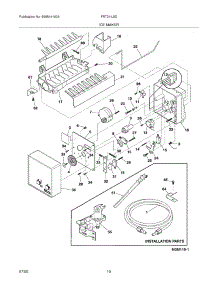 11 - Ice Maker parts for Frigidaire Refrigerator FRT21IL5DQP from AppliancePartsPros.com