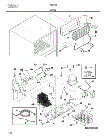 09 - System parts for Frigidaire Refrigerator FRT21IS6BB3 from AppliancePartsPros.com