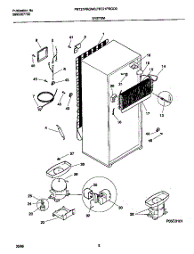 05 - System parts for Frigidaire Refrigerator FRT21PRGD0 from AppliancePartsPros.com