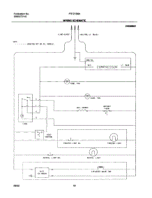10 - Wiring Schematic parts for Frigidaire Refrigerator FRT21S6AW5 from AppliancePartsPros.com