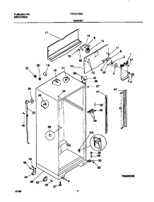 03 - Cabinet parts for Frigidaire Refrigerator FRT21TNGD1 from AppliancePartsPros.com