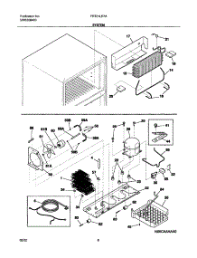 09 - System parts for Frigidaire Refrigerator FRT21LR7AW4 from AppliancePartsPros.com