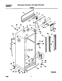03 - Cabinet parts for Frigidaire Refrigerator FRT21LRGW0 from AppliancePartsPros.com