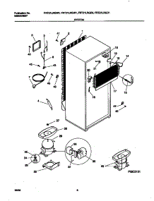 05 - System parts for Frigidaire Refrigerator FRT21LRGW0 from AppliancePartsPros.com