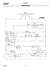 06 - Wiring Diagram parts for Frigidaire Refrigerator FRT21NNHD4 from AppliancePartsPros.com
