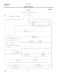 10 - Wiring Schematic parts for Frigidaire Refrigerator FRT21P6CW1 from AppliancePartsPros.com