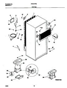 05 - System parts for Frigidaire Refrigerator FRT21PRHD6 from AppliancePartsPros.com