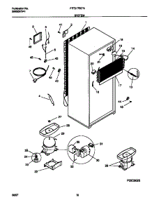 05 - System parts for Frigidaire Refrigerator FRT21TSCW6 from AppliancePartsPros.com