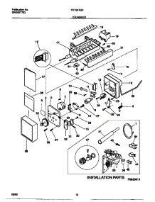 06 - Ice Maker parts for Frigidaire Refrigerator FRT24TGCB4 from AppliancePartsPros.com