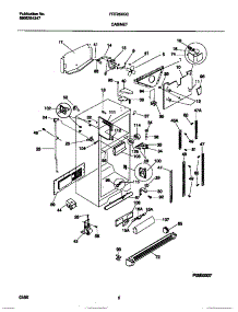 03 - Cabinet parts for Frigidaire Refrigerator FRT26XGCW0 from AppliancePartsPros.com