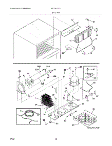 09 - System parts for Frigidaire Refrigerator FRT21LR7AQD from AppliancePartsPros.com