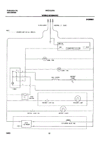 12 - Wiring Schematic parts for Frigidaire Refrigerator FRT21LR7AQ7 from AppliancePartsPros.com