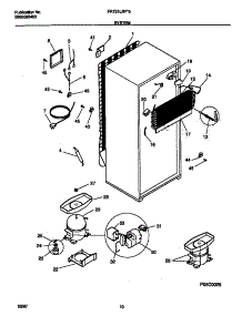 05 - System parts for Frigidaire Refrigerator FRT21LRFD0 from AppliancePartsPros.com