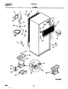 05 - System parts for Frigidaire Refrigerator FRT21TSCW2 from AppliancePartsPros.com