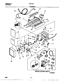06 - Ice Maker parts for Frigidaire Refrigerator FRT21TSCD4 from AppliancePartsPros.com