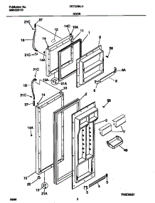 02 - Doors parts for Frigidaire Refrigerator FRT22INLHB0 from AppliancePartsPros.com