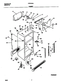 03 - Cabinet parts for Frigidaire Refrigerator FRT22KR4JQ1 from AppliancePartsPros.com