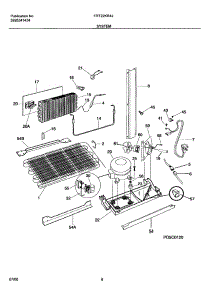 09 - System parts for Frigidaire Refrigerator FRT22KR4JQ0 from AppliancePartsPros.com