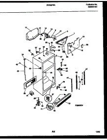 03 - Cabinet Parts parts for Frigidaire Refrigerator FRT22PRAD0 from AppliancePartsPros.com