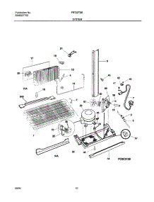 10 - System parts for Frigidaire Refrigerator FRT22TSEK5 from AppliancePartsPros.com