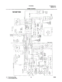 15 - Wiring Diagram parts for Frigidaire Refrigerator FRT22TSEK5 from AppliancePartsPros.com