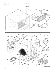 09 - System parts for Frigidaire Refrigerator FRT21P6CSB1 from AppliancePartsPros.com