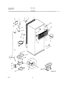 09 - System parts for Frigidaire Refrigerator FRT21PRHB7 from AppliancePartsPros.com