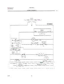 10 - Wiring Schematic parts for Frigidaire Refrigerator FRT21PRHW7 from AppliancePartsPros.com