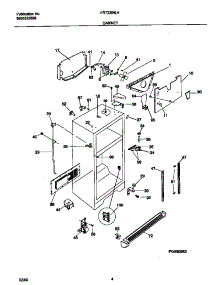 03 - Cabinet parts for Frigidaire Refrigerator FRT22INLHB2 from AppliancePartsPros.com