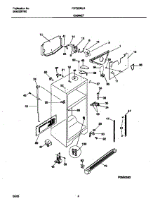 03 - Cabinet parts for Frigidaire Refrigerator FRT22INLHW3 from AppliancePartsPros.com