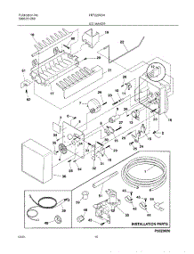 11 - Ice Maker parts for Frigidaire Refrigerator FRT22IRSHK5 from AppliancePartsPros.com