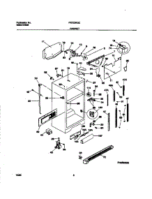 03 - Cabinet parts for Frigidaire Refrigerator FRT22RGCB8 from AppliancePartsPros.com