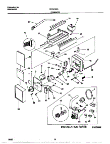 06 - Ice Maker parts for Frigidaire Refrigerator FRT22RGCD2 from AppliancePartsPros.com