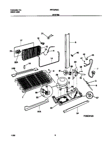 05 - System parts for Frigidaire Refrigerator FRT22RGCBA from AppliancePartsPros.com