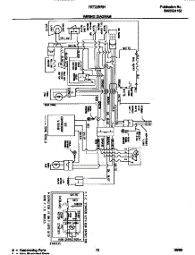 07 - Wiring Diagram parts for Frigidaire Refrigerator FRT22RRHW1 from AppliancePartsPros.com