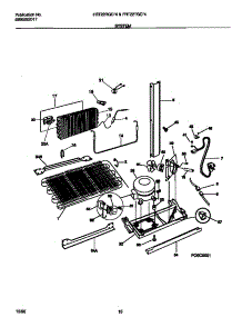 09 - System parts for Frigidaire Refrigerator FRT22RGCD4 from AppliancePartsPros.com