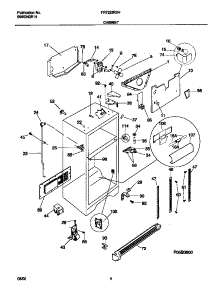 03 - Cabinet parts for Frigidaire Refrigerator FRT22IRSHB4 from AppliancePartsPros.com