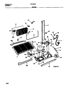 05 - System parts for Frigidaire Refrigerator FRT22NRCW0 from AppliancePartsPros.com
