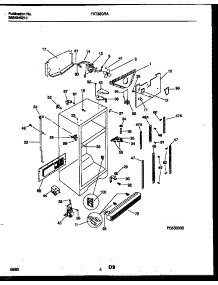 03 - Cabinet Parts parts for Frigidaire Refrigerator FRT22QRAZ3 from AppliancePartsPros.com