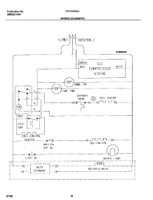 10 - Wiring Schematic parts for Frigidaire Refrigerator FRT22KR4JW0 from AppliancePartsPros.com