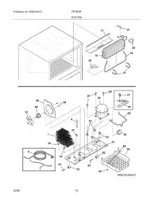 09 - System parts for Frigidaire Refrigerator FRT8G6FQ1 from AppliancePartsPros.com