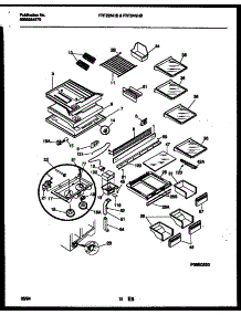 06 - Shelves And Supports parts for Frigidaire Refrigerator FRT24NHBD0 from AppliancePartsPros.com