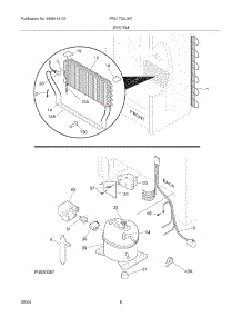 07 - System parts for Frigidaire Refrigerator FRU17G4JW7 from AppliancePartsPros.com