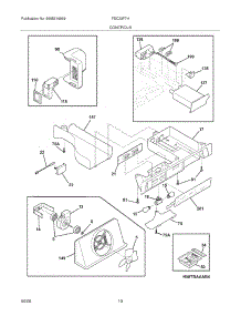 11 - Controls parts for Frigidaire Refrigerator FSC23F7HSB8 from AppliancePartsPros.com