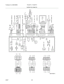 22 - Wiring Schematic parts for Frigidaire Refrigerator FSC23F7HB6 from AppliancePartsPros.com